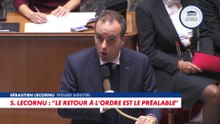 Sébastien Lecornu : «Il faut choisir son camp entre la violence et la République»