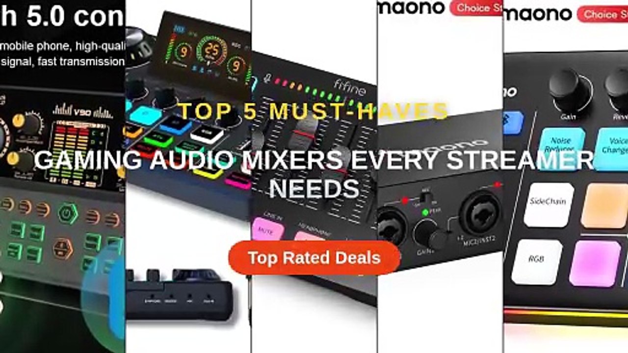 Gaming Audio Mixers Every Streamer Needs - Video Dailymotion