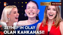 Zeynep, tüm stüdyoyu kahkasıyla şaşkına çeviriyor!🤪 - Var Mısın Yok Musun 40. Bölüm