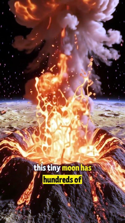 The Tiny Moon With Hundreds of Volcanoes! 🔥 - video Dailymotion