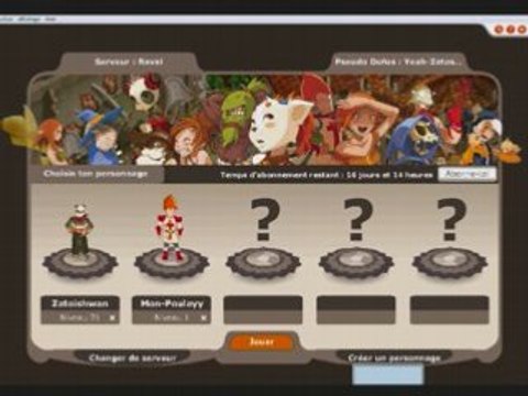 [Dofus] Grimus, Serveur Raval Les Adieux ©