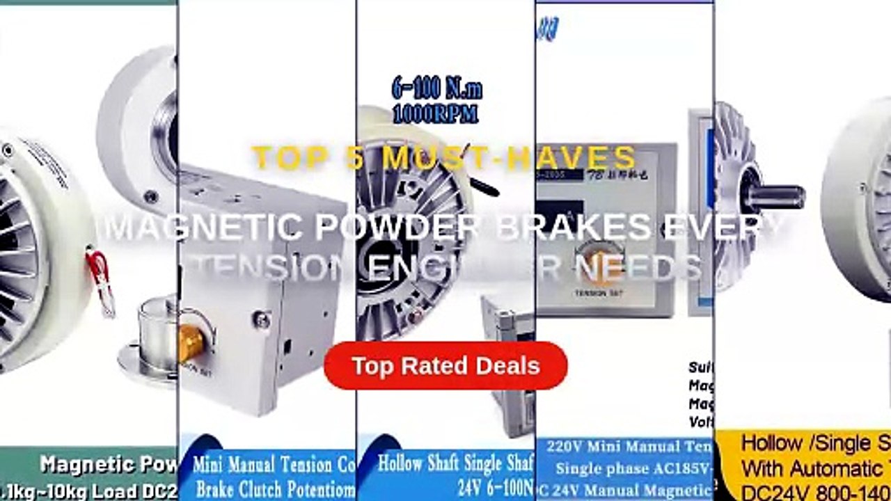 Magnetic Powder Brakes Every Tension Engineer Needs - Video Dailymotion