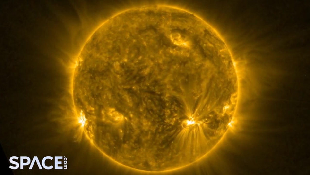 Watch A 'Solar Snake' Slither Across The Sun In Orbiter View - video ...