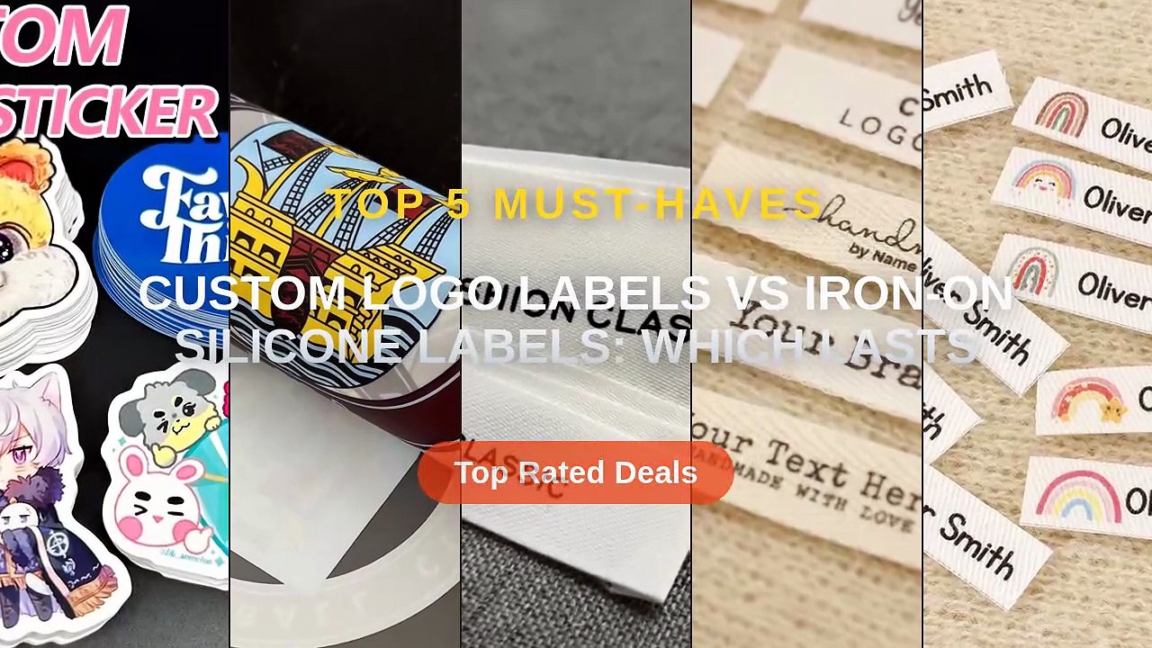 Custom Logo Labels vs Iron-On Silicone Labels: Which Lasts - video ...