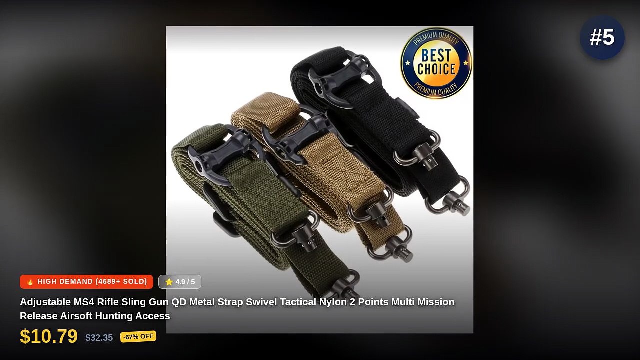 Fix Sagging Gun Sling With QD Swivel Mounts - Video Dailymotion