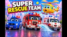 Super Rescue Team Adventures | Pinkfong Kids Cartoon Compilation | Funny flick