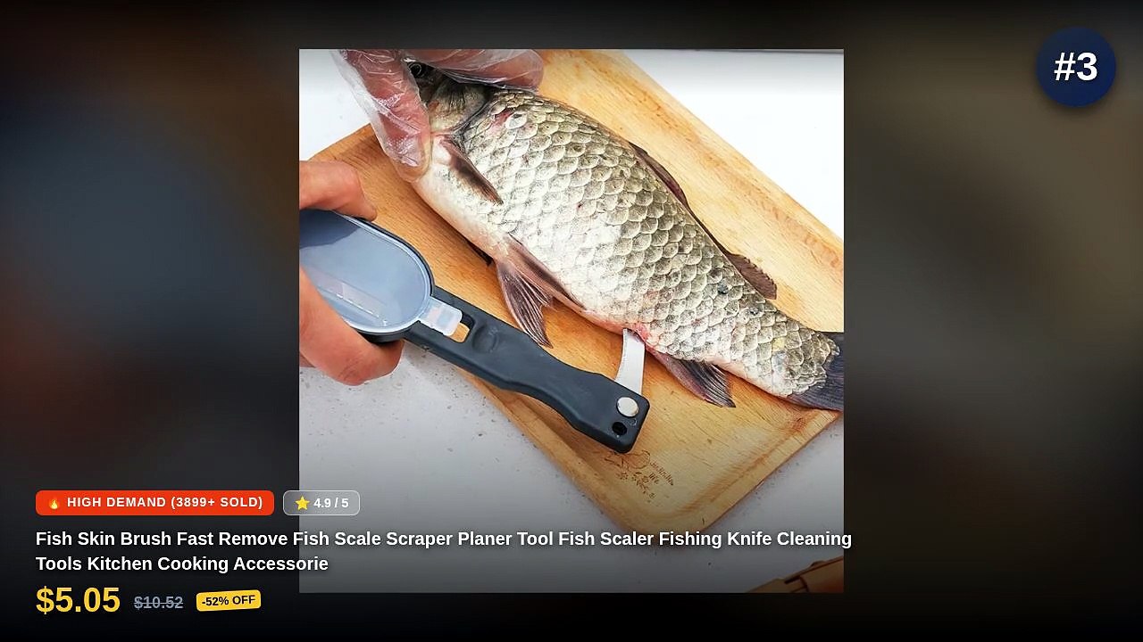 Fish Scaler vs Fish Peeling Machine: Which Cleans Faster - Video ...