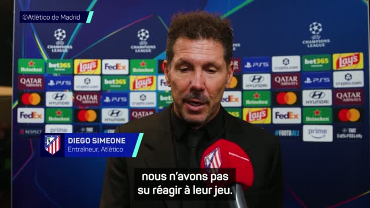 Atlético - Simeone salue “l’effort énorme” de ses joueurs après le ...
