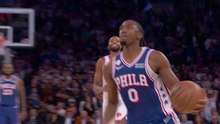 Maxey seals 76ers win with steal and slam