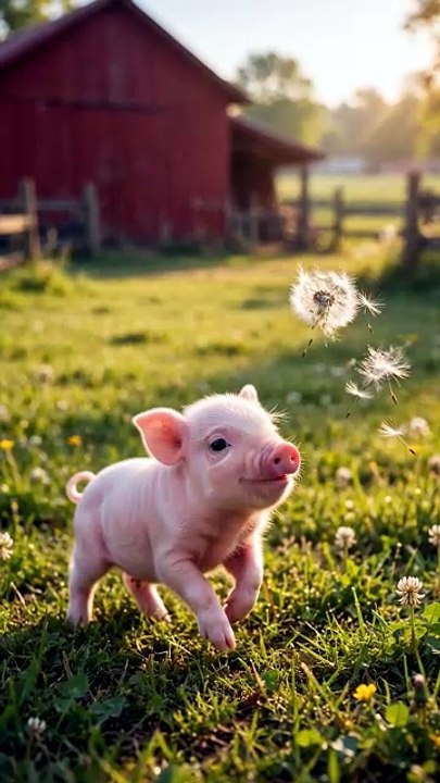 Penny the Tiny Piglet Stuck in the Hay Bales 🐾 | Animal Rescue - video ...