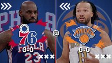 LeBron's 76ers spoil the Knicks' party