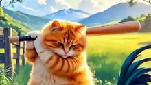 cat ai short video 2025 cat  funny video