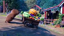 Tilu and the Big Harvest Wagon | Funny Capybara Cartoon for Kids