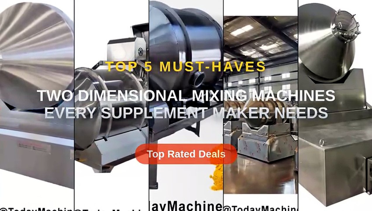 Two Dimensional Mixing Machines Every Supplement Maker Needs - Video ...