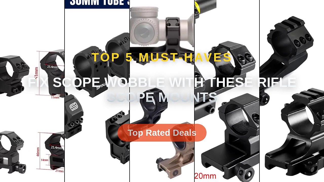 Fix Scope Wobble With These Rifle Scope Mounts - Video Dailymotion