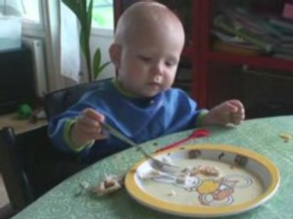 Eating pancakes 3