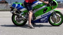 ARROW EXHAUST SOUND KAWASAKI ZXR 400 WORKING FAST
