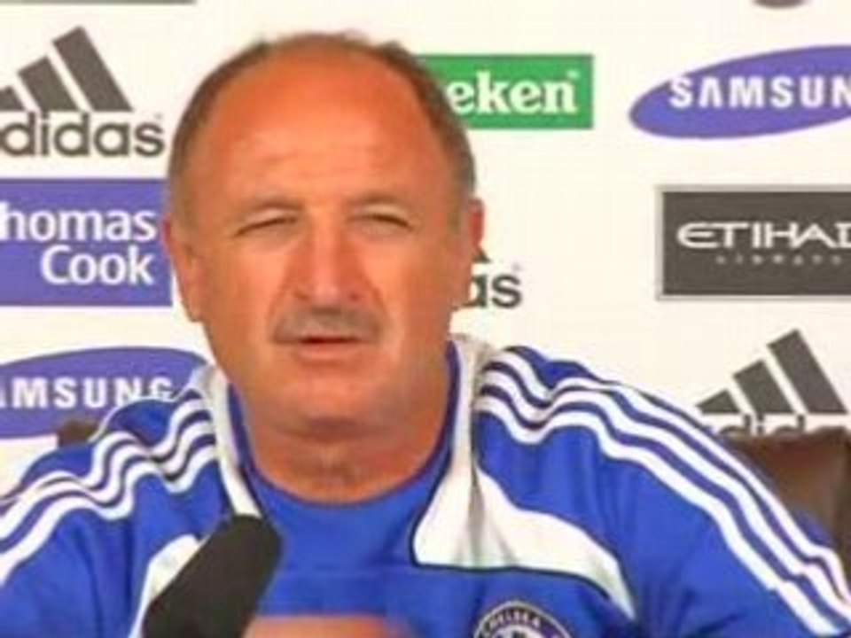 Chelsea boss Phil Scolari talks Robinho and Spurs