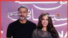 محمد فراج وزوجته بسنت شوقي في مهرجان الجونة السينمائي