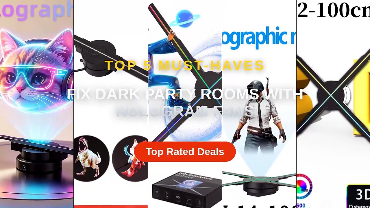 Fix Dark Party Rooms With Hologram Fans - Video Dailymotion