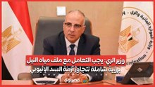 وزير الري- يجب التعامل مع ملف مياه النيل برؤية شاملة تتجاوز أزمة السد الإثيوبي