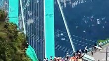 A bridge with a waterfall#amazing #didyouknow #knowledge #fyp #youtube