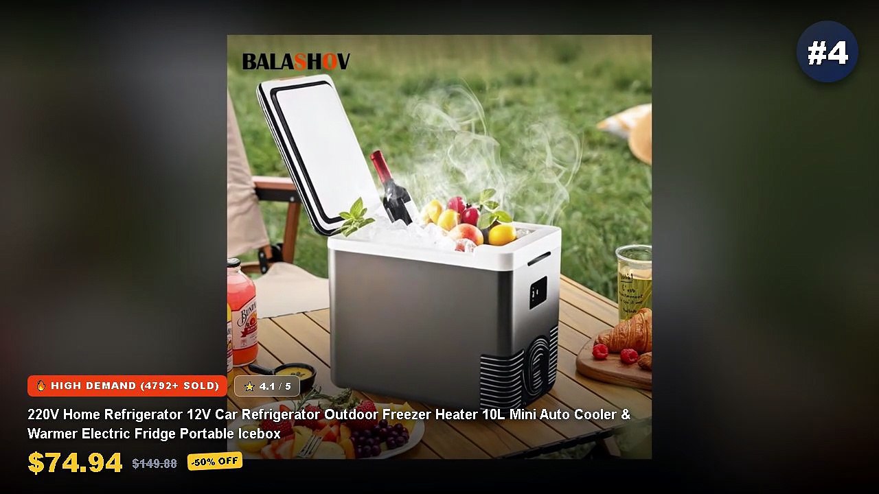 Amazing Top 5 DC12V Car Refrigerators You Need To See - Alpicool T50 ...