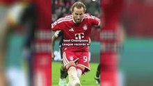 Kane reacts to hitting Ronaldo landmark