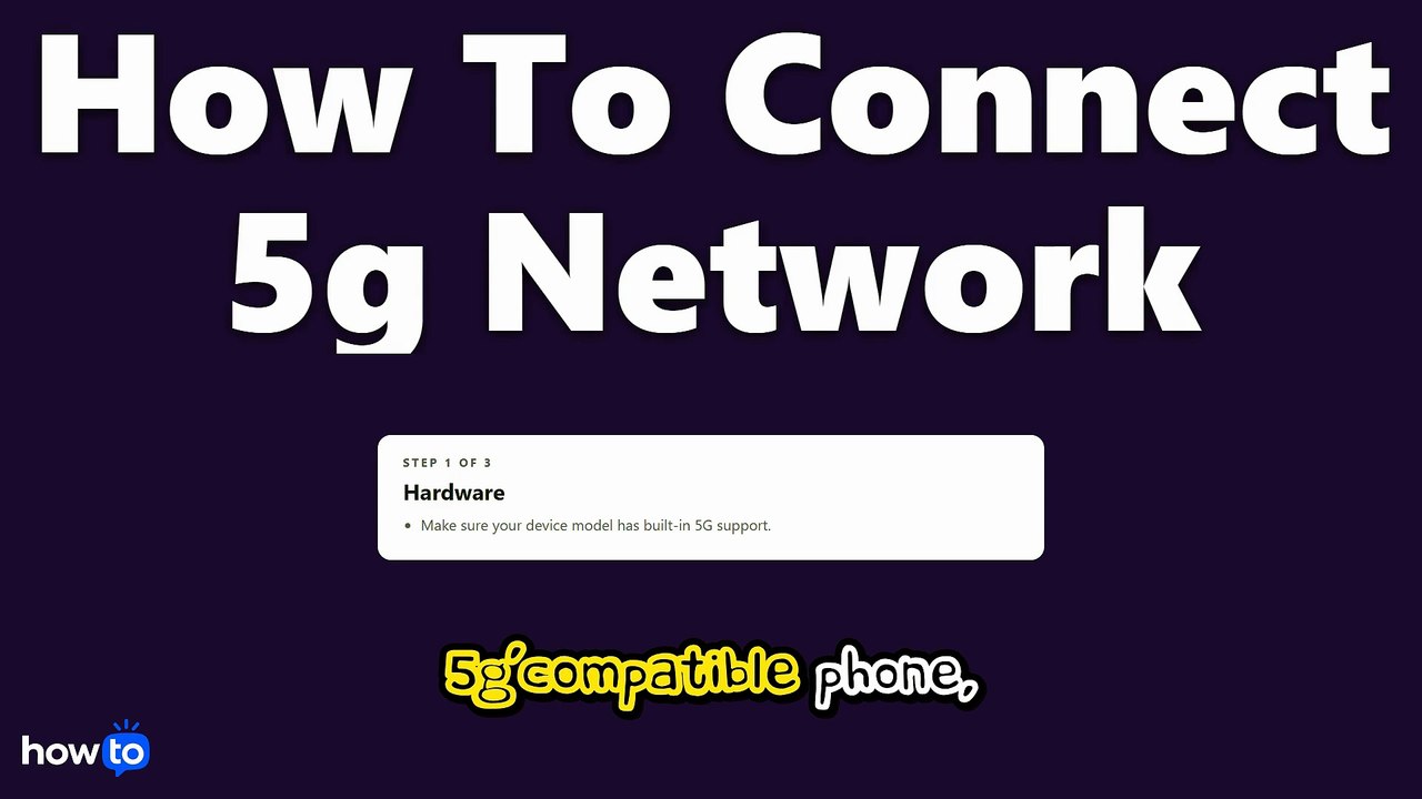 How to connect 5g network (Step by Step) - video Dailymotion