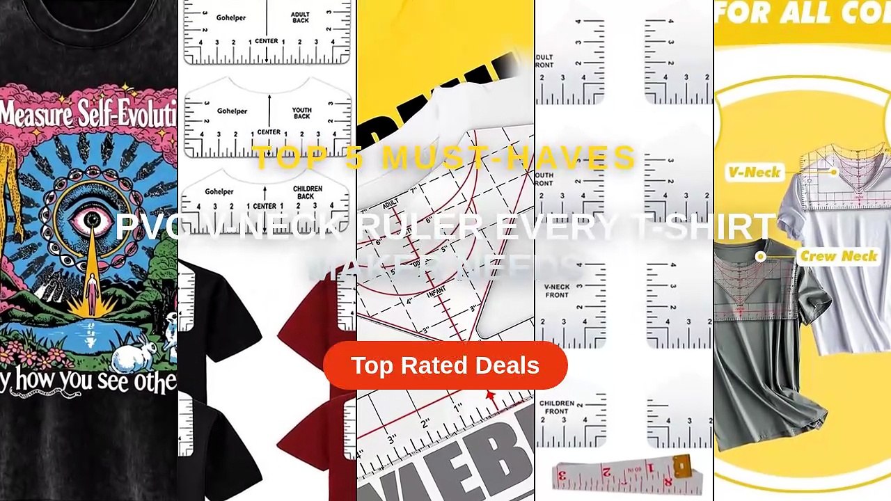 PVC V-Neck Ruler Every T-Shirt Maker Needs - Video Dailymotion