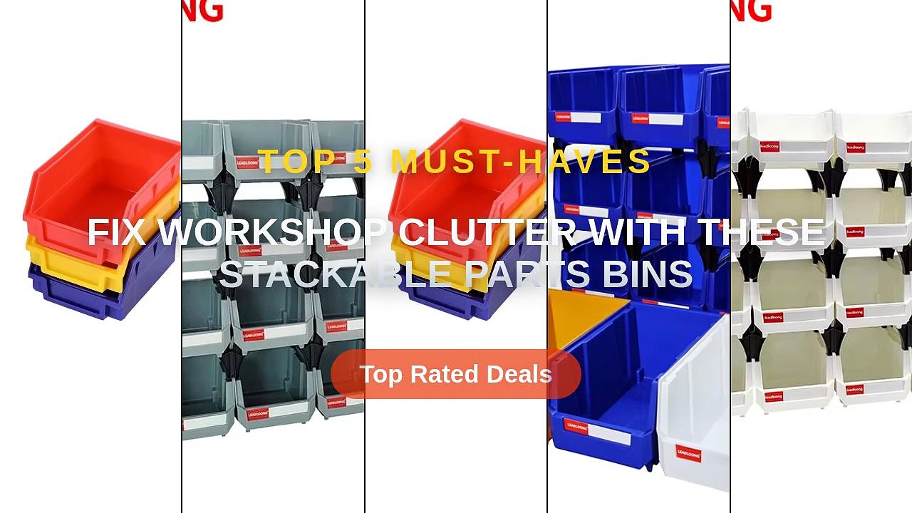 Fix Workshop Clutter With These Stackable Parts Bins - Video Dailymotion