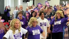 Carers hold flash mob in Warilla for better pay