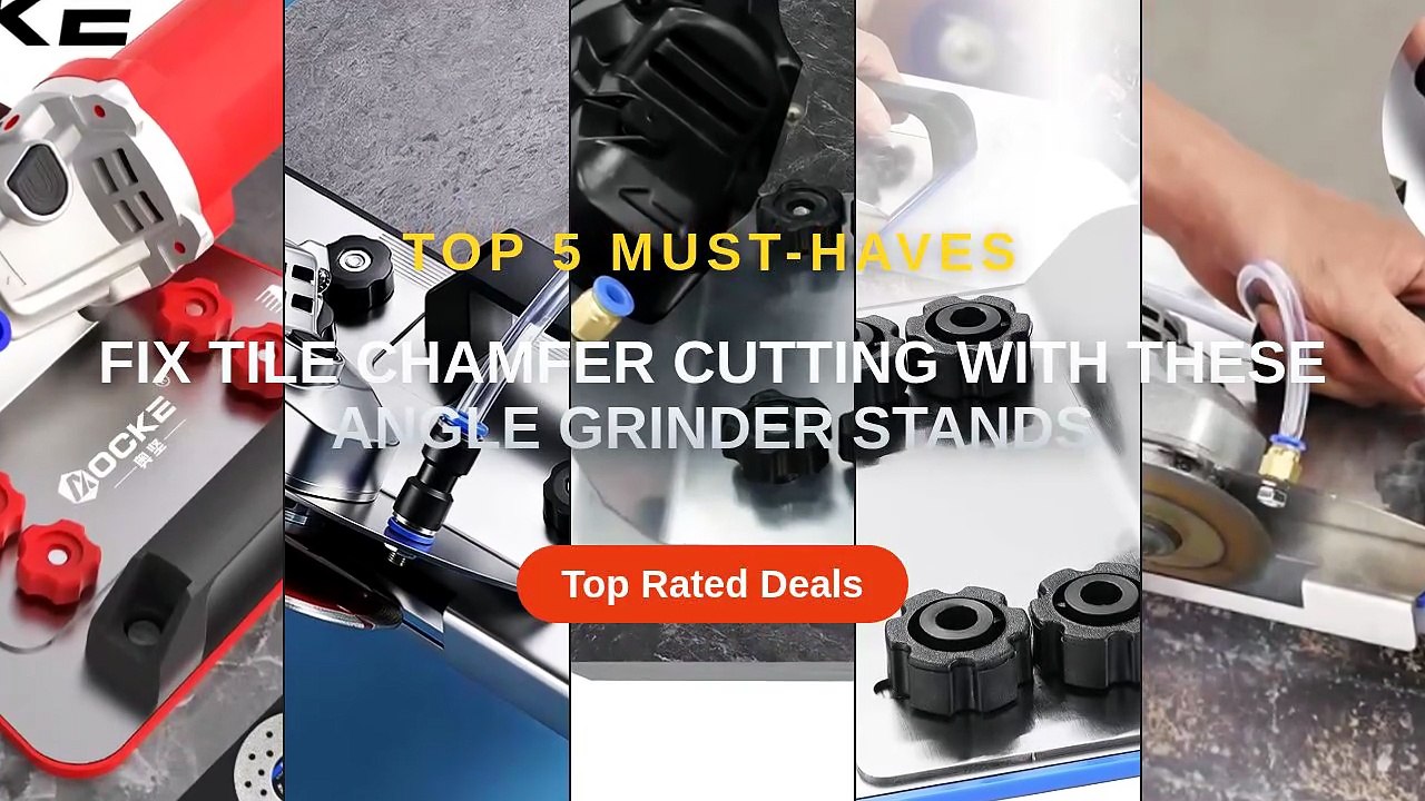 Fix Tile Chamfer Cutting With These Angle Grinder Stands - Video ...