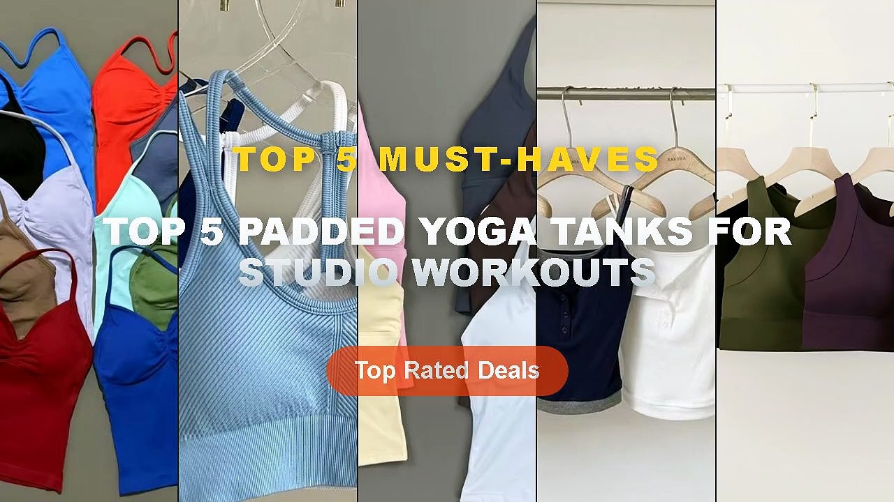 Best Top 5 Padded Yoga Tanks For Studio Workouts on AliExpress | Review ...