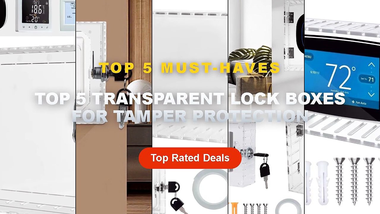 Top 5 Transparent Lock Boxes For Tamper Protection: Top 5 Best Sellers ...