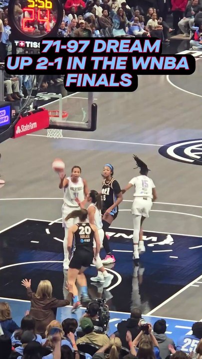 Dream go up 2-1 in the WNBA Finals - video Dailymotion