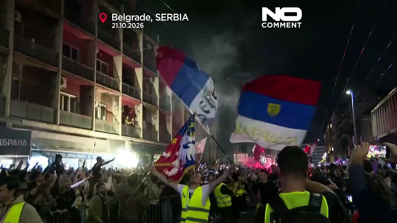 Serbien: Studierende demonstrieren in Belgrad vor vorgezogenen Wahlen