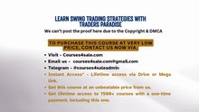 Courses4sale.com — Learn Swing Trading Strategies with Traders Paradise