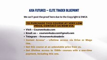 Courses4sale.com — Axia Futures – Elite Trader Blueprint
