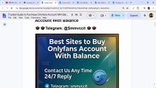 detailed research on buy, onlyfans accounts with balance