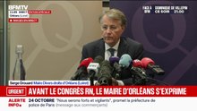 Congrès du RN à Orléans: "J'ai demandé au Premier ministre de mettre les moyens en adéquation avec les risques. C'est ce que j'ai obtenu", indique Serge Grouard, maire DVD de la ville