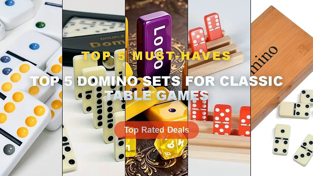 Cheap & Best Top 5 Domino Sets For Classic Table Games Unboxing ...