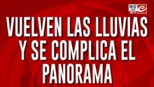 El Litoral bajo el agua: vuelven las lluvias y el panorama se vuelve a complicar