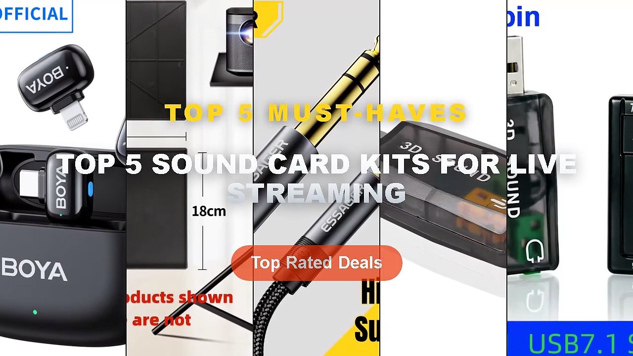 Why Everyone Is Buying Top 5 Sound Card Kits For Live Streaming - Mini ...