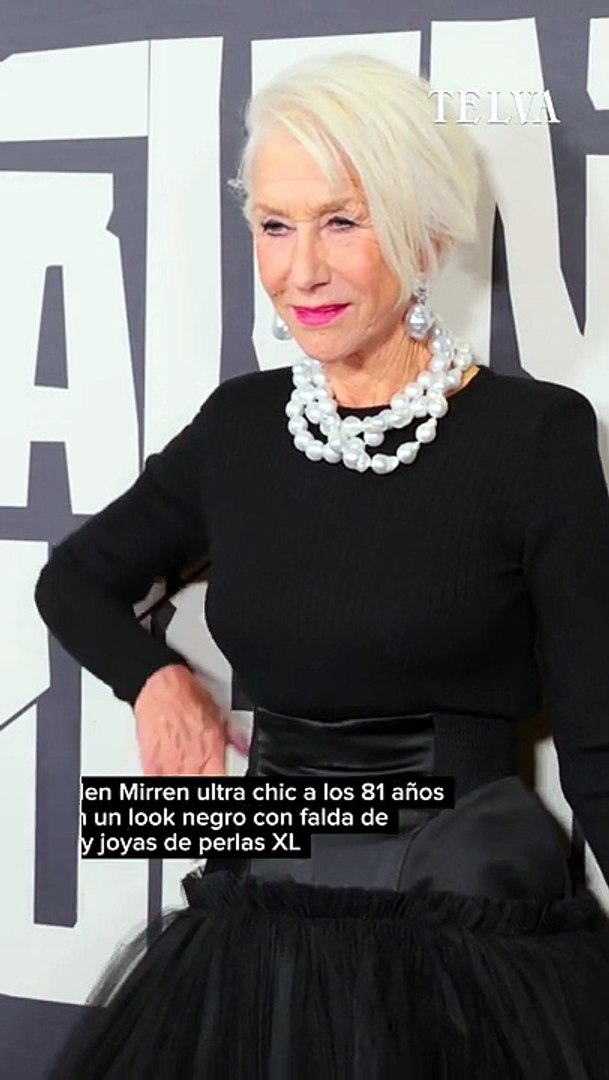 Helen Mirren en la alfombra roja es nuestra debilidad. La actriz ha posado as� de elegante a los 81 a�os en el estreno de su nueva cinta &lsquo;Talento para matar&rsquo;, una obra de ficci�n que homenajea a la escritora Patricia Highsmith y a la que da vida Mirren.
