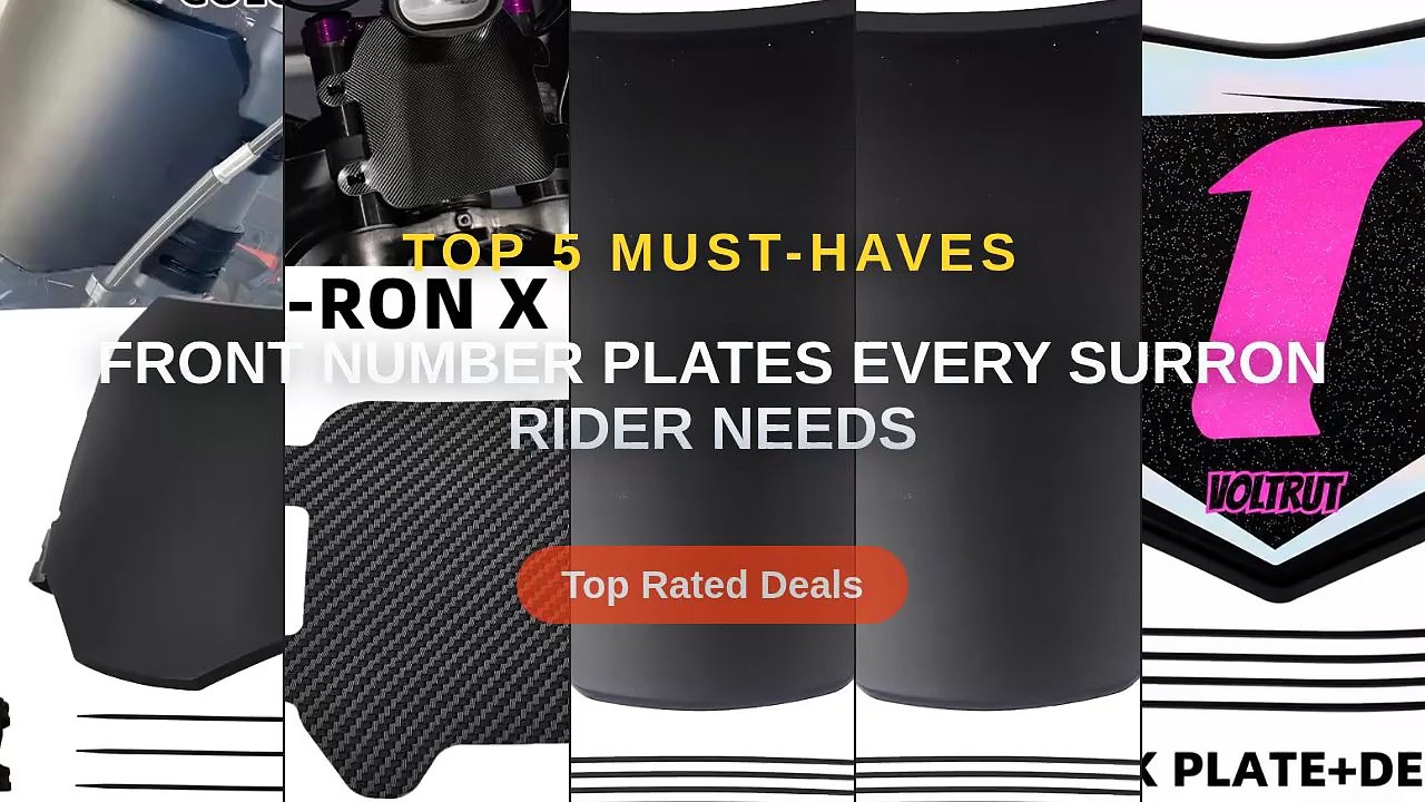 Front Number Plates Every Surron Rider Needs - video Dailymotion