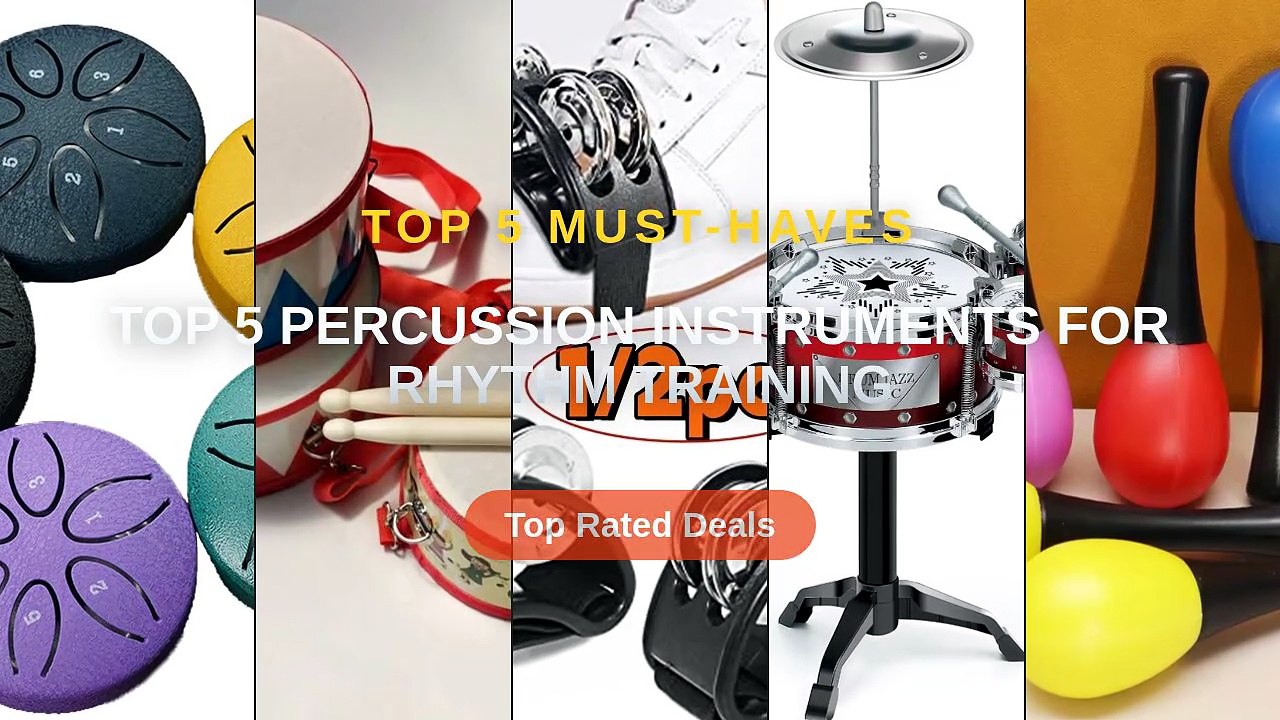 Top 5 Percussion Instruments For Rhythm Training - Video Dailymotion