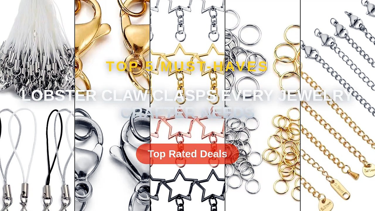 Lobster Claw Clasps Every Jewelry Crafter Needs - Video Dailymotion