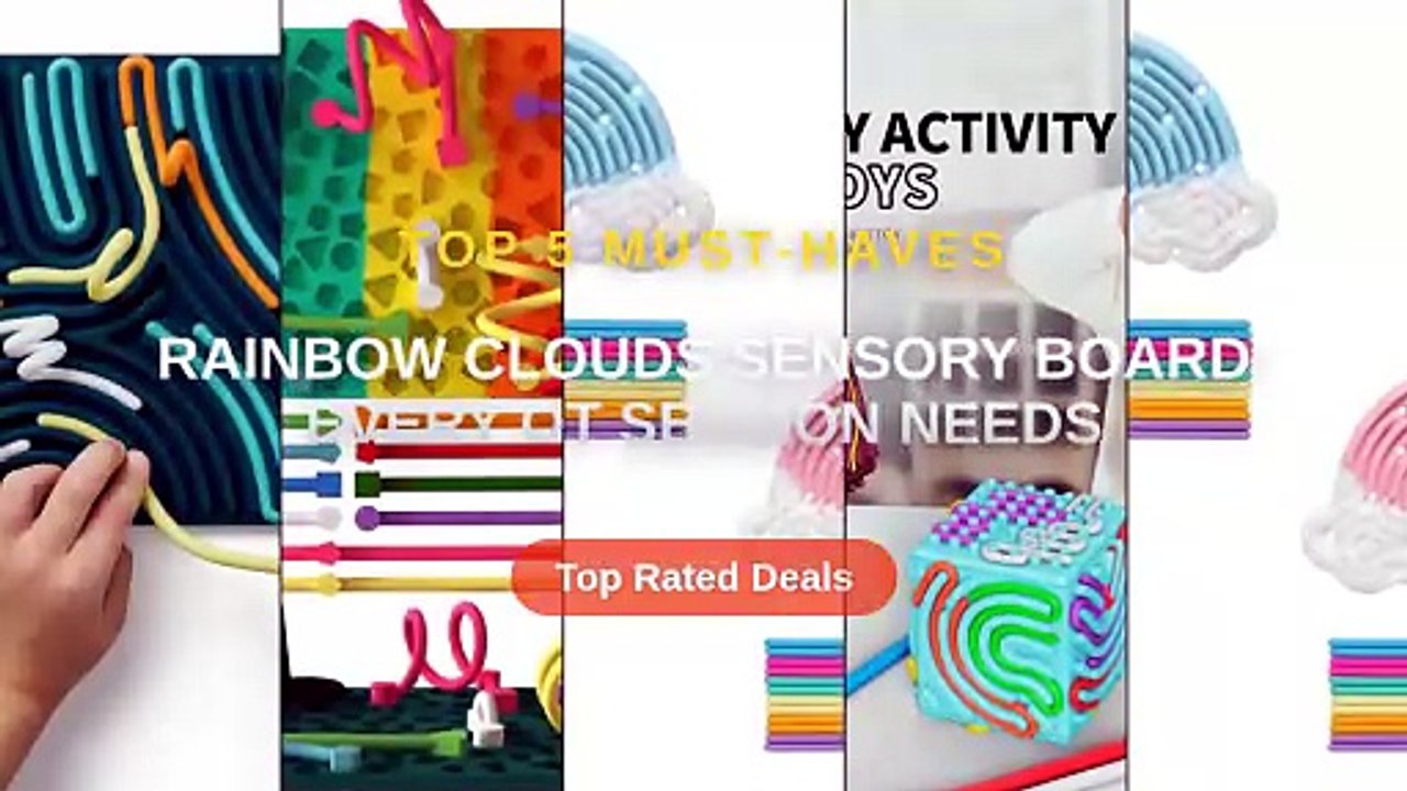Rainbow Clouds Sensory Board Every OT Session Needs - Video Dailymotion