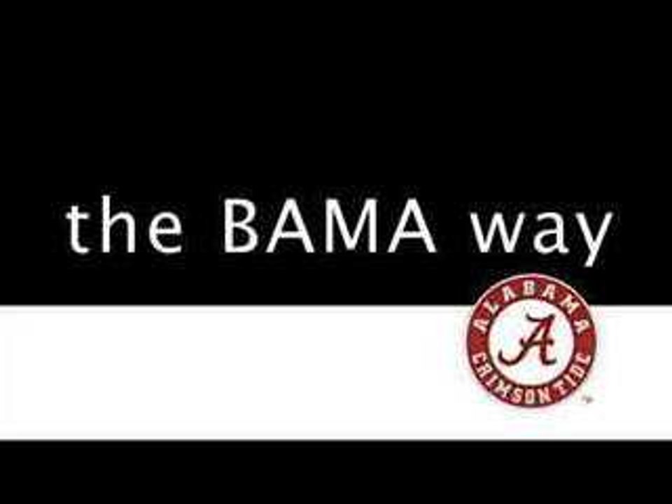 The Bama Way Poem RTR Crimson Tide University of ...